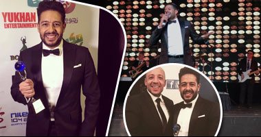 محمد حماقى فى أول تصريحات بعد الفوز بلقب أفضل مطرب فى الشرق الأوسط: مسئولية كبيرة لأنى أمثل مصر.. هدفى تقديم مزيكا تجمع بين الثقافة المصرية والعربية تصل للعالم.. وأهدى الجائزة لجمهورى وزوجتى