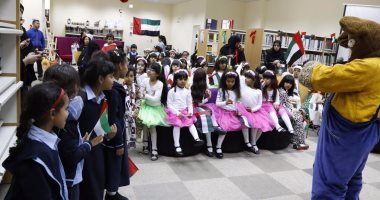 بالصور.. مكتبات دار الكتب فى هيئة أبوظبى تحتفى باليوم الوطنى