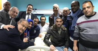 أبو ريدة ومجلس الإسماعيلى والدهشورى فى زيارة أحمد مرتضى بالمستشفى