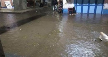 بالصور.. رشيد تغرق فى "شبر مية" بسبب الأمطار الغزيرة