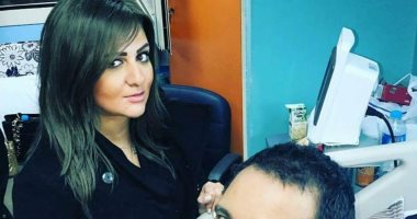 المطربة شذى تزور أحمد مرتضى منصور فى المستشفى 