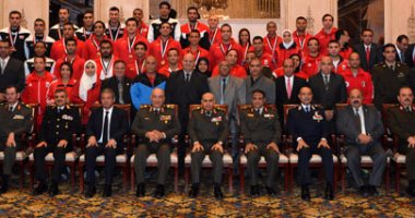 بالصور.. وزير الدفاع يكرم الأبطال الأوليمبيين من لاعبى جهاز الرياضة للقوات المسلحة