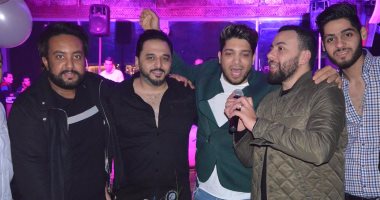 بالصور صناع الأغنية فى عيد ميلاد المطرب محمد موسى