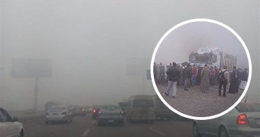 بالصور.. المرور يضع روشتة لتفادى حوادث الطرق أثناء القيادة فى الشبورة المائية