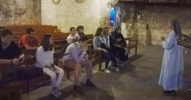 وفد طلابى من جامعة بتاجورسك الروسية يزور دير السيدة العذراء بأسيوط
