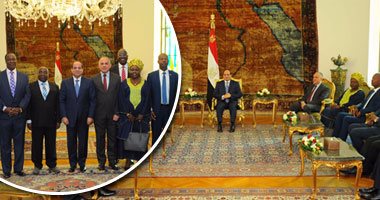 السيسى يطمئن دول حوض النيل: لا نتآمر على أحد.. الرئيس لوزراء الرى الأفارقة: يجب أن ننبذ الخلاف والتعاون هو الأسلوب الأمثل لإدارة مواردنا المشتركة.. مهتمون بالتوصل إلى حل توافقي للاتفاق الإطارى