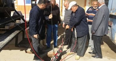 بالصور.. روبوت متحرك للكشف عن أعطال الصرف الصحى بالإسكندرية