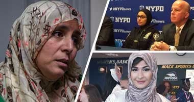 ثنائية التمييز تحت أنظار "تمثال الحرية".. المرأة المسلمة على رادار التعصب الأمريكى.. دفع موظفة من سلالم محطة قطار بسبب دينها ومواطن يسب ضابطة محجبة.. وعمدة نيويورك يدعو ترامب لتعديل حديثه عن المسلمين