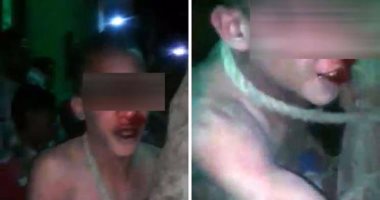 "جريمة فى صعيد مصر".. بالصور: تفاصيل تجريد سائق "توك توك" من ملابسه والتحرش به فى أسيوط بسبب موتوسيكل.. 3 أفراد يعتدون على الشاب ويربطونه فى شجرة ويصورونه عاريا.. والنيابة تحبس المتهمين 4 أيام