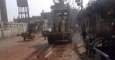 بالصور .. حملات نظافة وتمهيد وإنارة مكبرة بمركز منوف