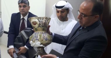 بالصور.. "الآثار" تسترد 7 قطع أثرية من امريكا وسويسرا والإمارات