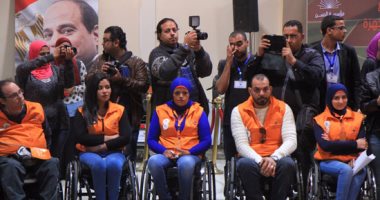بالصور.. وزير الرياضة يشهد احتفالية مستخدمى الكراسى المتحركة بـ"شباب الجزيرة"
