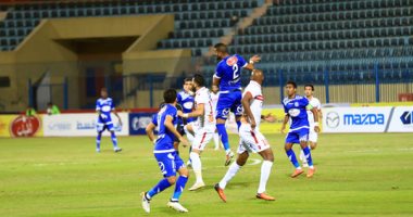 التعادل السلبى مستمر بين الزمالك وأسوان بعد 60 دقيقة