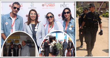 بالصور.. الداخلية تطلق مبادرة "من النهاردة مصرى" لتبنى السلع والمنتجات المصرية.. ضابط بالأمن المركزى يقيم معارض للسلع الغذائية بأسعار بسيطة فى المحافظات.. ويؤكد: نعمل على راحة المواطنين