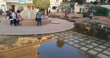 بالفيديو.. شكوى طلاب كلية السياحة جامعة حلوان من انتشار المجارى داخل الحرم