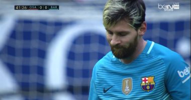 برشلونة يفشل فى هز شباك أوساسونا بالشوط الأول