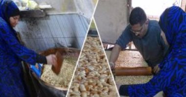 بالفيديو.. تعرف على مراحل صناعة "الفولية" بحلاوة المولد النبوى