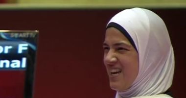 بالصور.. هداية ملاك تحقق الفضية الثانية لمصر فى الجائزة الكبرى للتايكوندو 