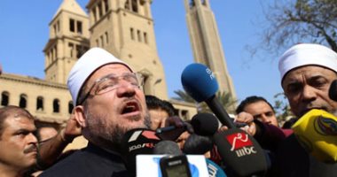 وزير الأوقاف: تفجير "البطرسية" طعنة لكل مصرى موجهة للمسلم قبل المسيحى