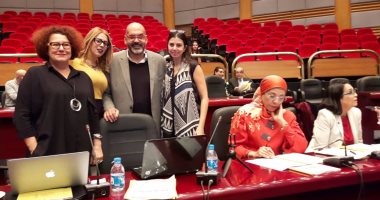 أحلام يونس تفتتح الملتقى العلمى العربى الثانى بأكاديمية الفنون