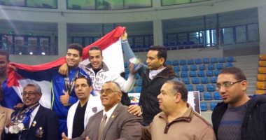 بالصور.. مصطفى وحيد يحصد ذهبية وزن 69 بالبطولة الأفريقية لرفع الأثقال