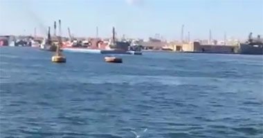 بالفيديو...نجاح تجربة فتح وغلق كوبرى العائم ببورسعيد