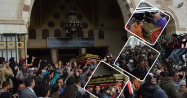 خروج جثمان الفنانة زبيدة ثروت من مسجد السيدة نفيسة ودفنها بمصر الجديدة