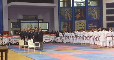 دقيقة حداد على ضحايا الإرهاب فى البطولة المفتوحة للكاراتيه