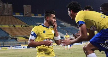 إبراهيم حسن يسجل الهدف الرابع للإسماعيلى فى مرمى أسوان