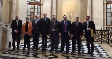بالصور.. السفارة المصرية بباريس تنظم مأدبة عشاء لوفد مجلس الدولة المصرى