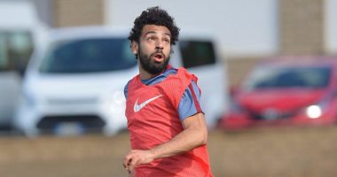 محمد صلاح يشارك فى تدريبات روما الجماعية لأول مرة