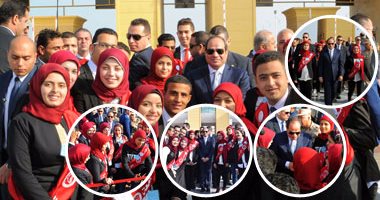 "عمار يا مصر".. الرئيس يتنازل للشباب عن قص شريط افتتاح عدد من المشروعات القومية اليوم.. ويوجه بسرعة ترميم الكنيسة البطرسية قبل 7 يناير واللواء الوزير يتعهد: خلال 15 يوما.. وفتاة: أمنية حياتى أدخل الجيش