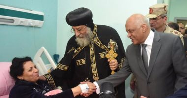 على عبد العال يترأس وفدا برلمانيا لزيارة مصابى البطرسية برفقة البابا