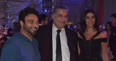 بالصور.. محسن جابر وحميد الشاعرى أول حضور مؤتمر الإعلان عن ألبوم "الشاب خالد"