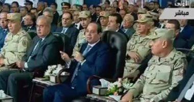 السيسى: المشروعات الضخمة هدفها تلبية مطالب واحتياجات الشعب