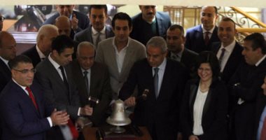 بالصور.. طارق قابيل: الإقبال على أسهم عبور لاند دليل استعادة مصر لثقة الأسواق العالمية