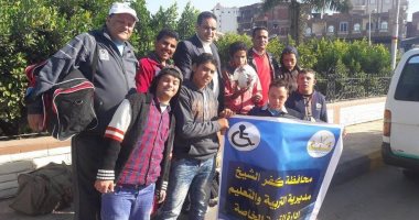 بالصور.. طلاب المدارس الفكرية بكفر الشيخ يشاركون فى بطولة الكرة الخماسية
