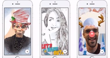 "فيس بوك" تضم أقنعة وفلاتر "سناب شات" لكاميرا تطبيق ماسنجر