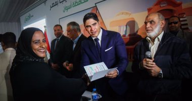 بالصور.. أبوهشيمة و3 وزراء يصلون "توشكى" بأسوان لافتتاح 52 منزلا تم إعادة إعمارها