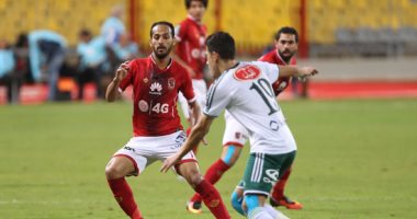 بالفيديو .. العارضة تحرم المصرى من هدف التعادل أمام الأهلى 