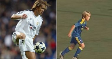 بالفيديو.. ابن نجم ريال مدريد السابق يمزق شباك الملكى بهدف رائع