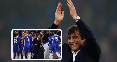كونتى يسطر تاريخا جديدا فى مسيرة تشيلسى بالدورى الإنجليزى.. المدرب الإيطالى يعيد البلوز إلى احتفالات الكريسماس بعد كارثة مورينيو الموسم الماضى.. سحر خطة 3-4-3 تقود الفريق للصدارة مبتعدا عن المنافسين