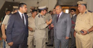 وفد حقوق الإنسان بالداخلية يتفقد أقسام الشرطة وغرف الحجز بالصعيد