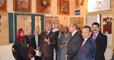 افتتاح معرض نتائج العام الجديد بغرب طنطا