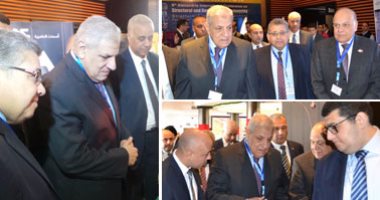 بالصور.. إبراهيم محلب ووزير التعليم العالى يفتتحان مؤتمر الهندسة الإنشائية لجامعة الإسكندرية.. مساعد رئيس الجمهورية: المشروعات القومية ترسم مستقبل مصر واسترددنا أكثر من 80 ألف فدان من الأراضى المنهوبة