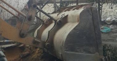 بالصور.. حملة موسعة لإزالة الإشغالات بشوارع وطرق الخصوص فى القليوبية