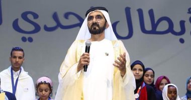 محمد بن راشد وهزاع بن زايد يهنئان الكويت بعيدها الوطنى