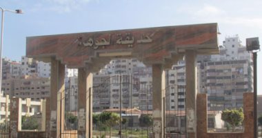 بالصور.. حديقة الجوهرة فى بورسعيد تتحول إلى خرابة ووكر لمروجى المخدرات