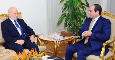 السيسي يؤكد دعم مصر لسيادة العراق ورفض التدخل فى شئونه