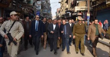 محافظ الشرقية ومدير الأمن يقودان حملة مكبرة لإزالة الإشغالات بالزقازيق